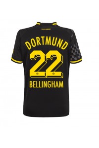 Borussia Dortmund Jude Bellingham #22 Fotballdrakt Borte Klær Dame 2022-23 Korte ermer